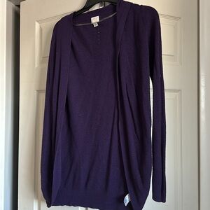 Purple cardigan size small
